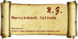 Marczinkech Zelinda névjegykártya